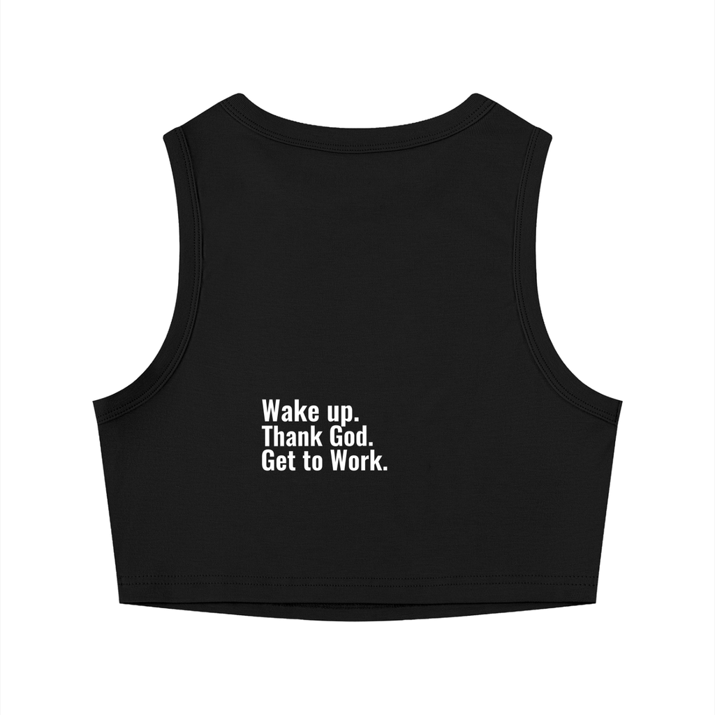 Women's Tight Crewneck Crop Tank Top