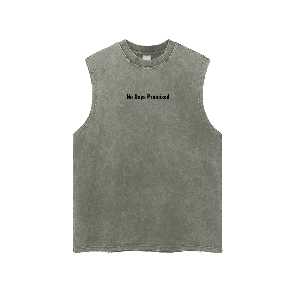 "Wake up. Thank God. Get to Work" Washed Tank