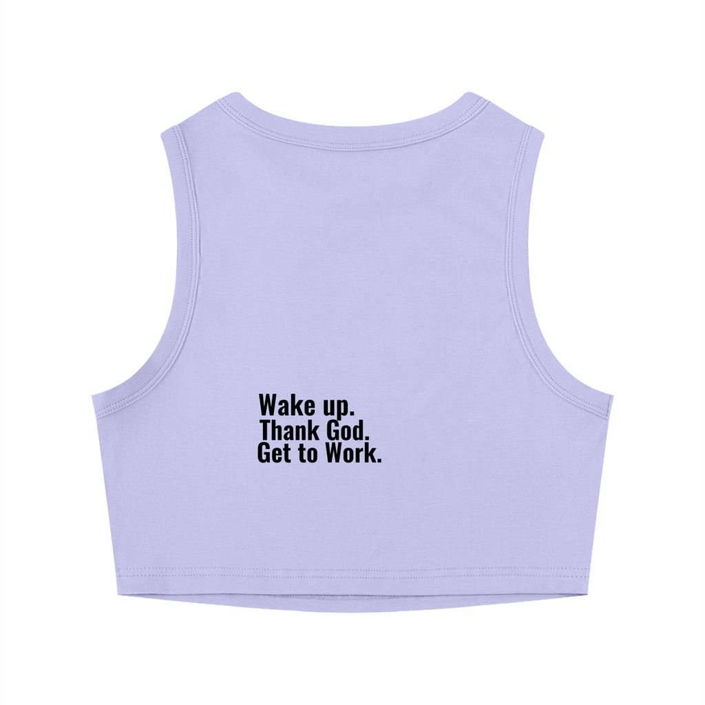 Women's Tight Crewneck Crop Tank Top