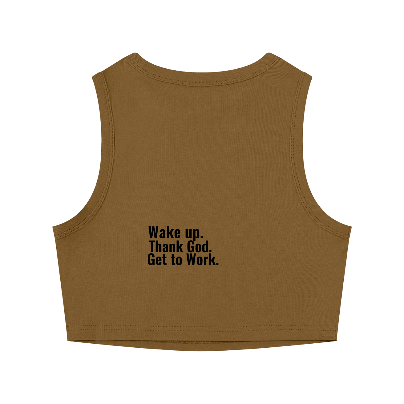 Women's Tight Crewneck Crop Tank Top