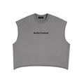 "Wake up. Thank God. Get to Work" Boxy Tank Top