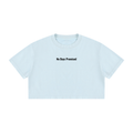 Women's Mineral Wash "Wake up. Thank God. Get to Work" Crop Tee