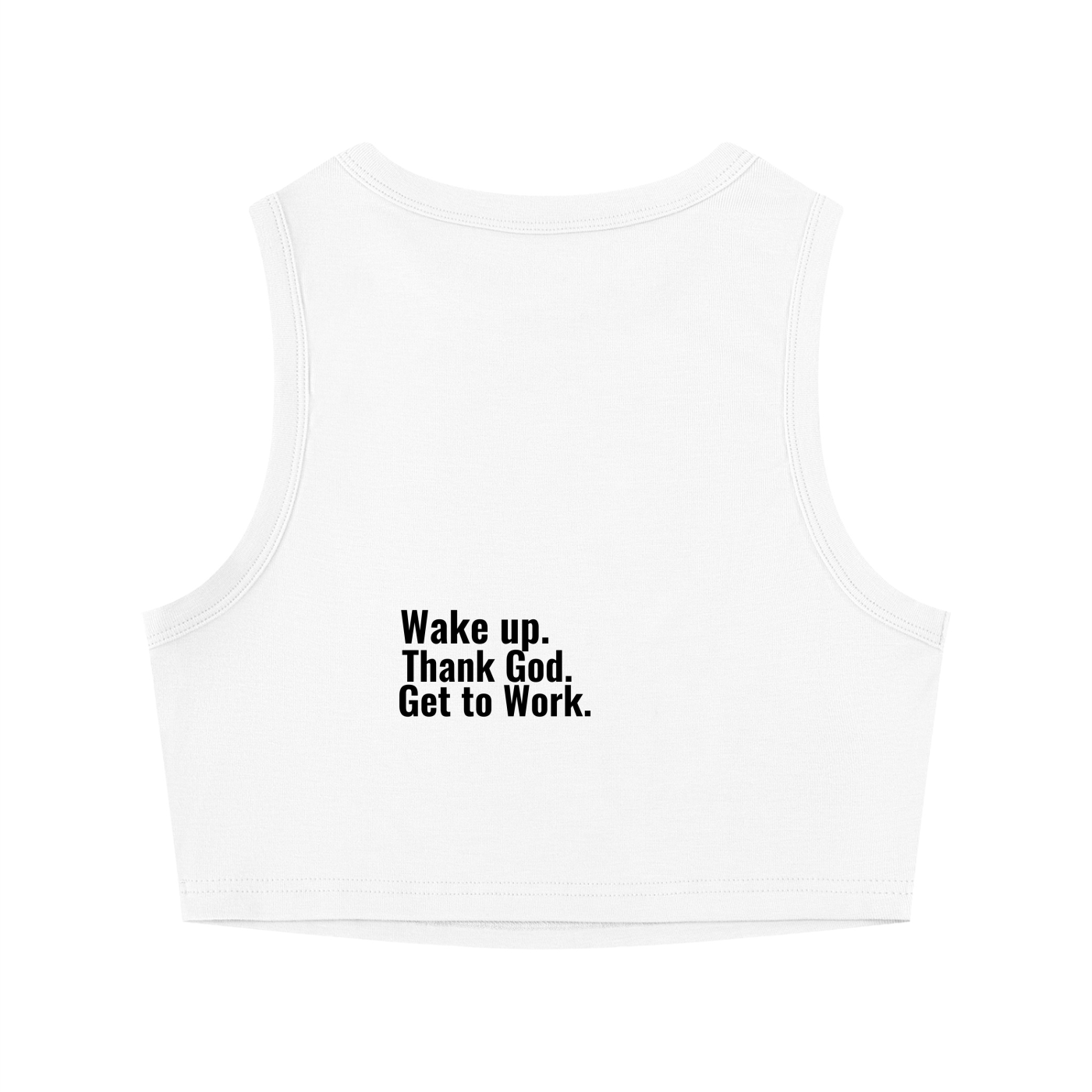 Women's Tight Crewneck Crop Tank Top
