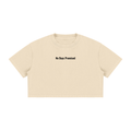 Women's Mineral Wash "Wake up. Thank God. Get to Work" Crop Tee